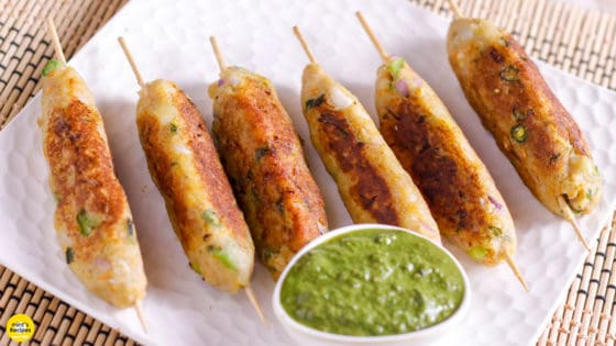 Veg Poha Kebab