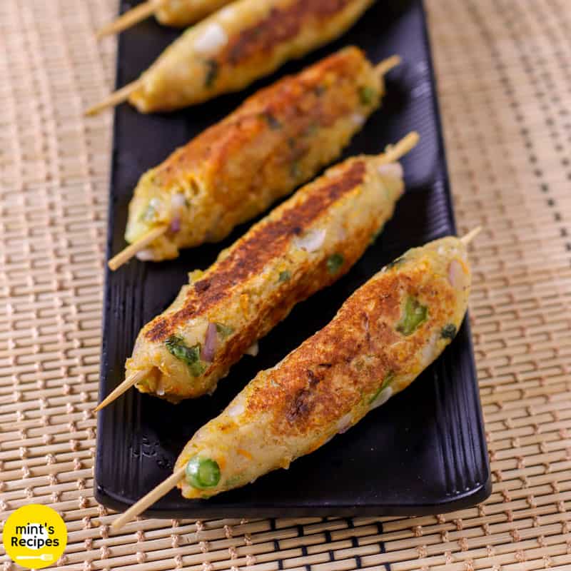 Veg Poha Kebab