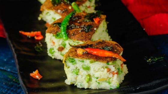 Vegetable Suji Dhokla