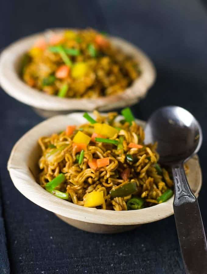 Wai Wai Noodles Recipe with veggies