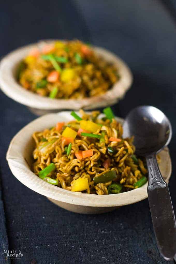 Wai Wai Noodles Recipe with veggies