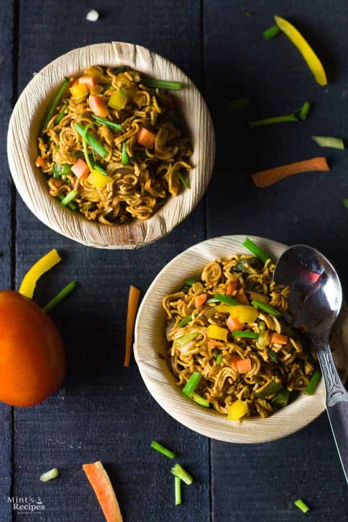 Wai Wai Noodles Recipe with veggies