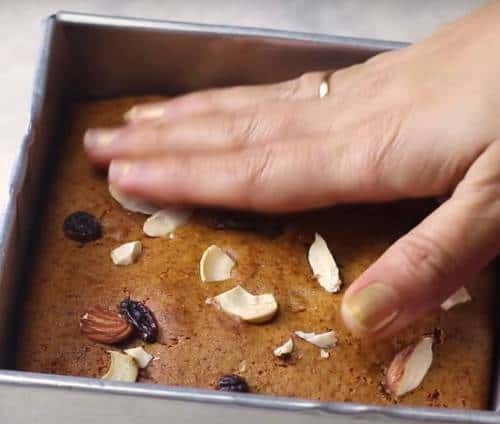 Wheat and Jaggery Cake