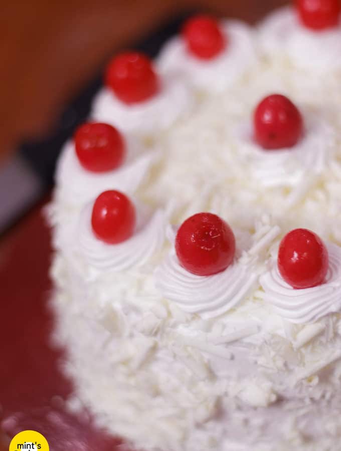 White Forest cake