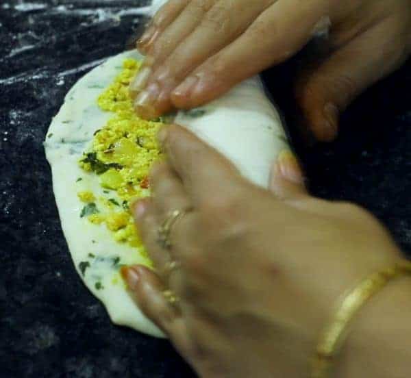 Paneer Bhuji Swiss Rolls